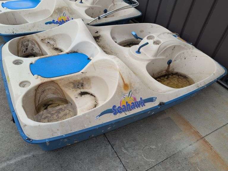 Seahawk 5-person paddle boat - as is