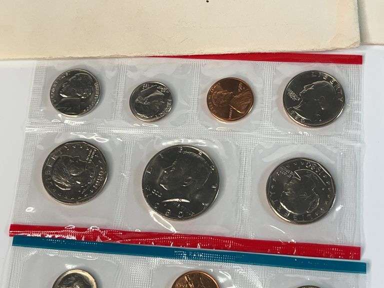 1980, 1981, 1982 Uncirculated Mint Sets