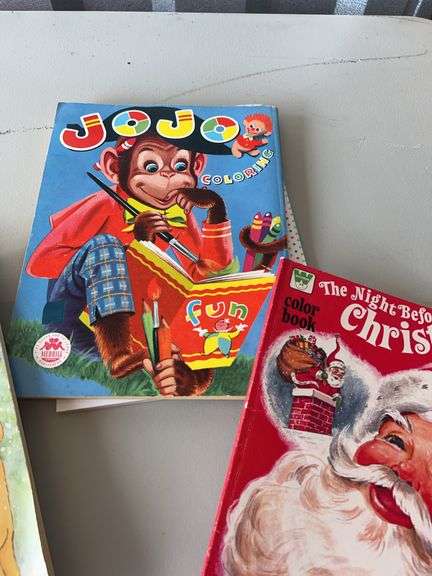 Assortment of Children’s Coloring Books