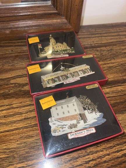 (3) Nation’s Treasure Local Christmas Ornaments