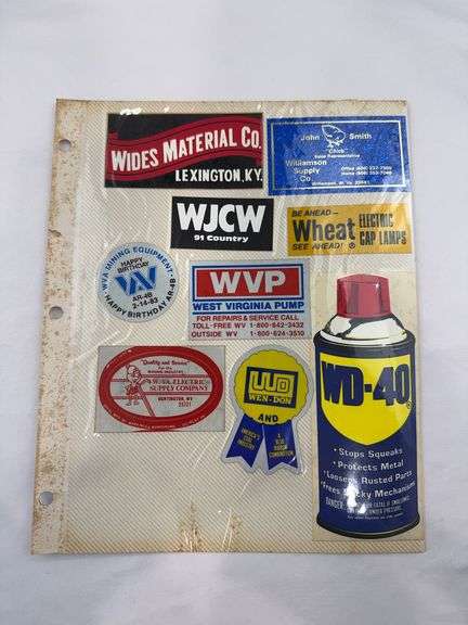 (11) Coal Miner Hardhat Stickers