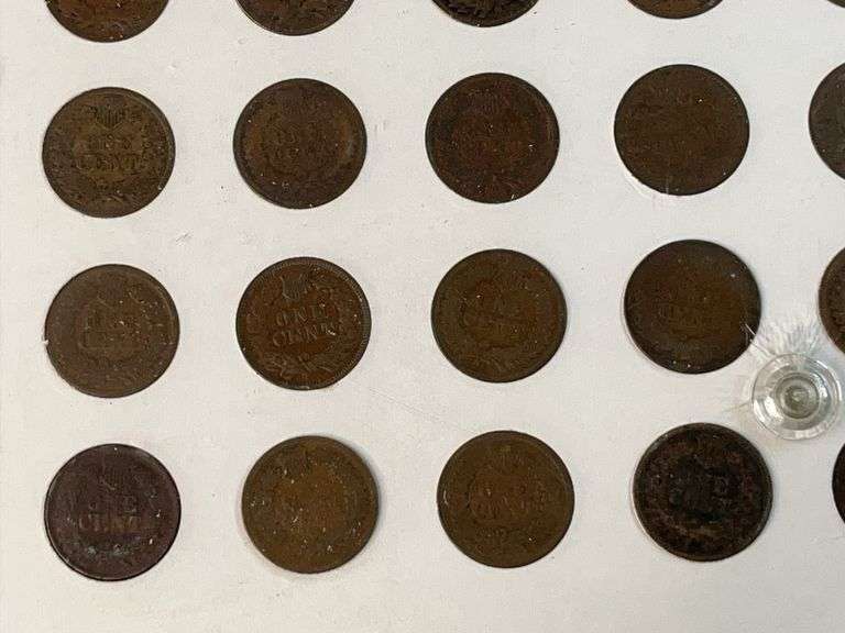 Flying Eagle and Indian Head Cents Set -Missing 1877, 1908-S, 1909-S