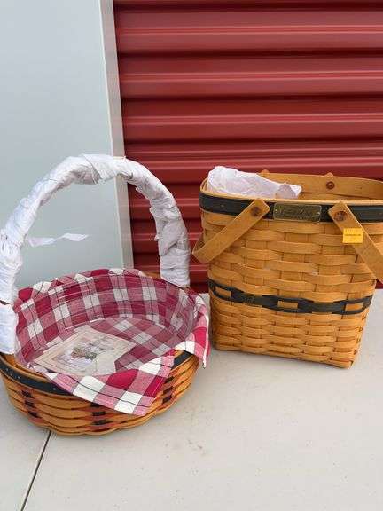 Longaberger Collectors Club Membership Basket and Casserole Basket