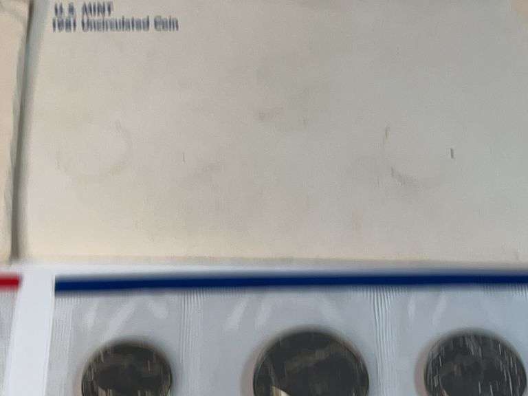 1980, 1981, 1982 Uncirculated Mint Sets