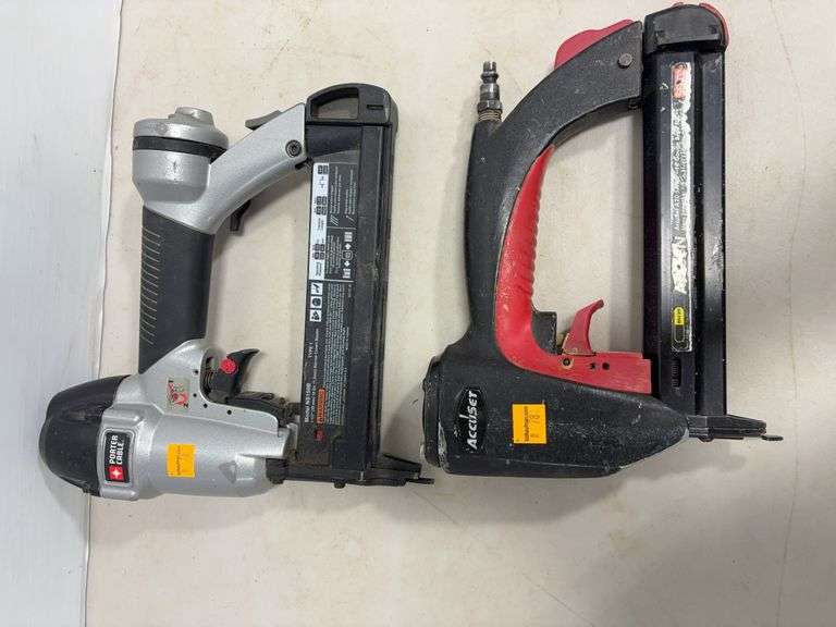 Accuset A125BN & Porter Cable NS150B finish nailers - works