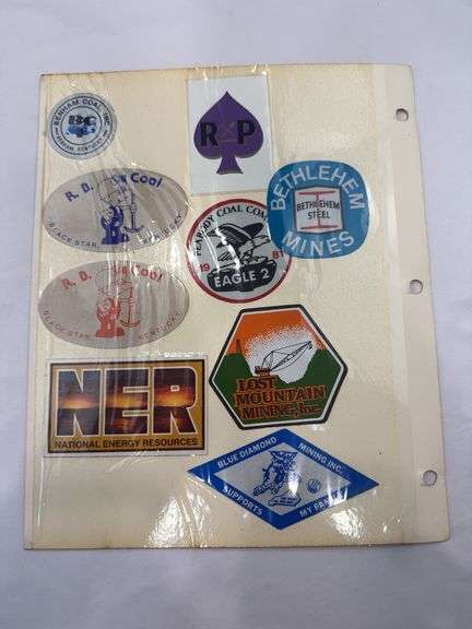 (13) Coal Miner Hardhat Stickers