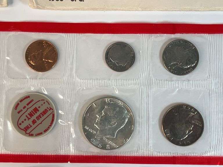 1968, 1969, 1970 Uncirculated Mint Sets