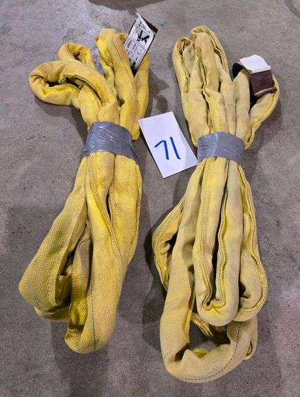 LOT OF 2- 8' ENDLESS ROPE SLINGS