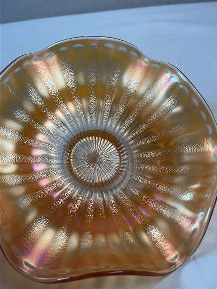 MARIGOLD CARNIVAL BOWL STIPPLED RAY