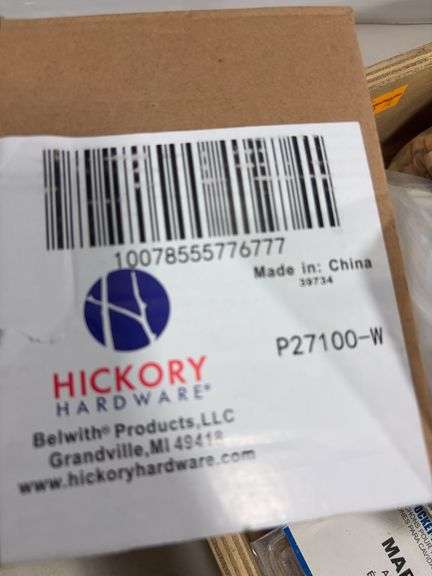 Wooden organizer box w/ fasteners, misc. hardware & more