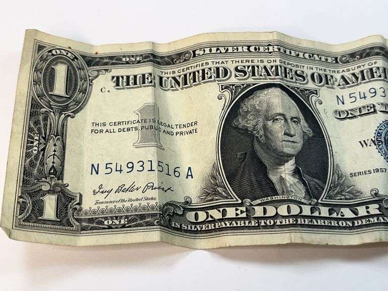 1957 1 Dollar Silver Certificate