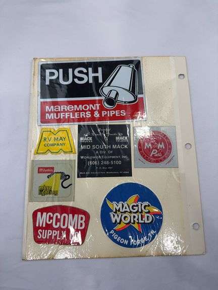 (21) Coal Miner Hardhat Stickers