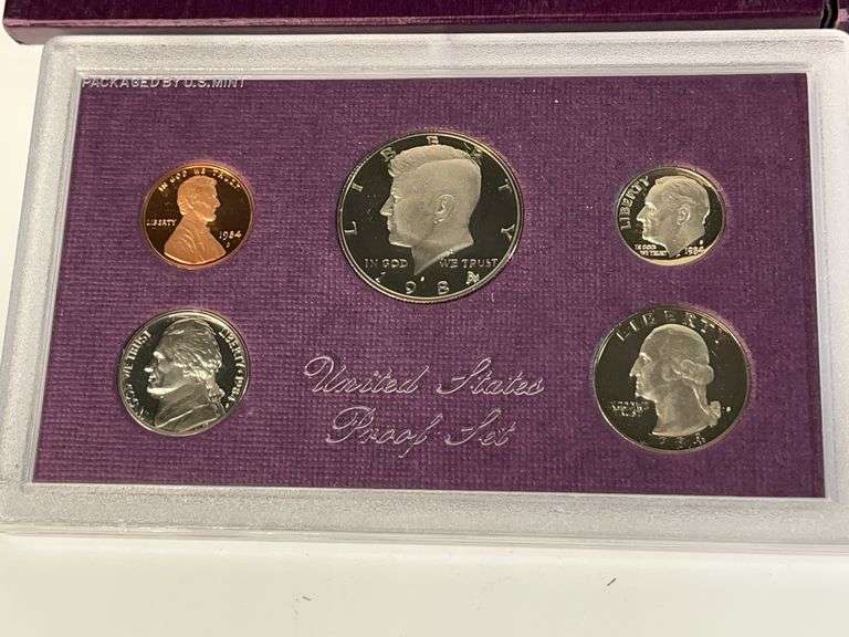 1984, 1985, 1986 US Proof Sets