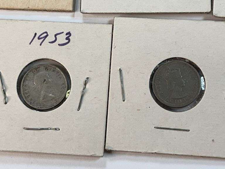 (14) Canadian Silver Dimes