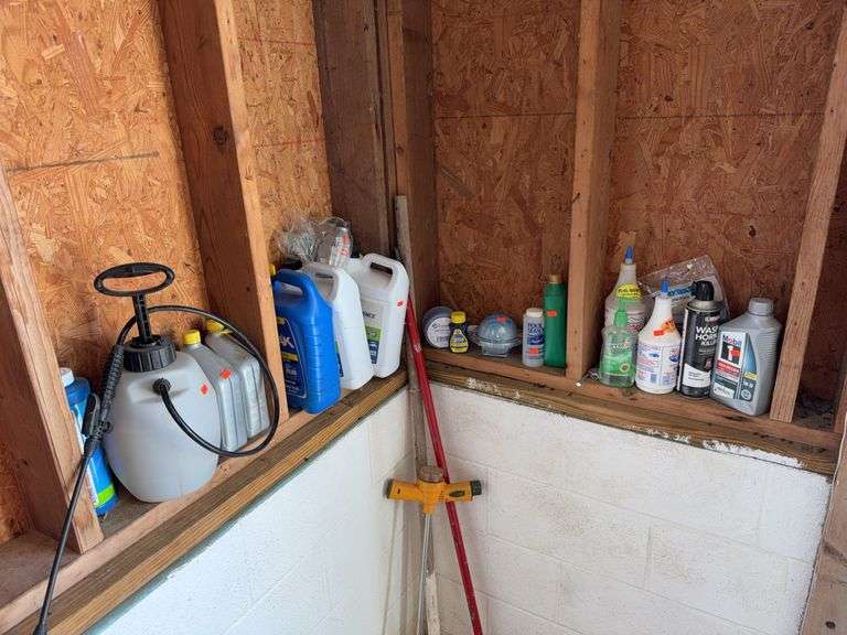 Shop Fluids antifreeze coolants, oil etc.