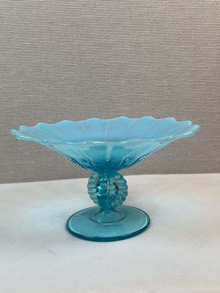 NORTHWOOD BEADED PANEL OPAL COMPOTE