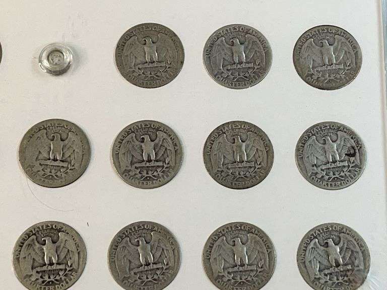 Washington Quarters Set -Missing 32-D, 32-S
