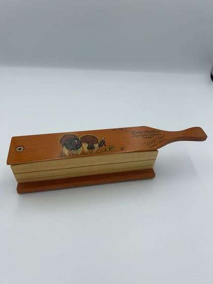 1993 Rohm Brothers Robby and Dale Rohm 18/100 Limited Edition Poplar Box Call "Signed"