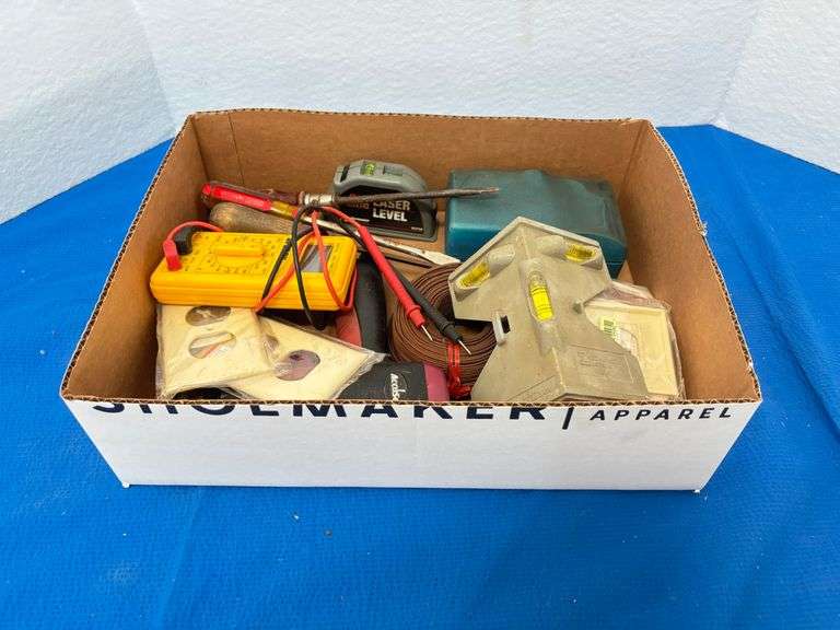 Screwdrivers, Multimeter Tester, Stapler