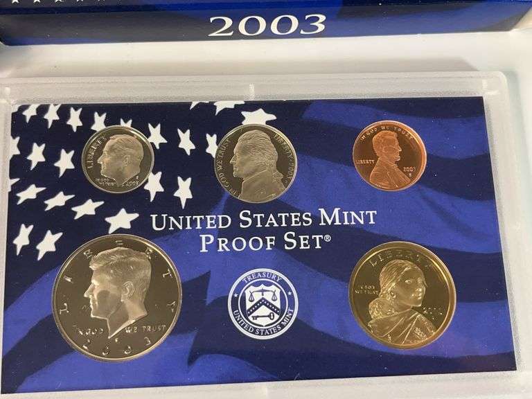 2001-2003 Uncirculated Proof Sets
