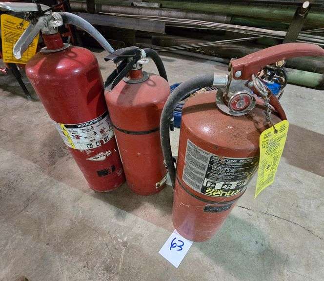 LOT OF 3- 20" FIRE EXTINGUISHERS