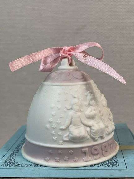 PAIR OF LLADRO 1987 BELLS