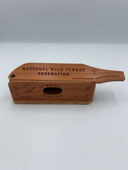 2010 Cody "Hole1 One Sider" "North Central Mountaineer, NWTF 1 of 1"Engineered Concaved Lid Wild Che