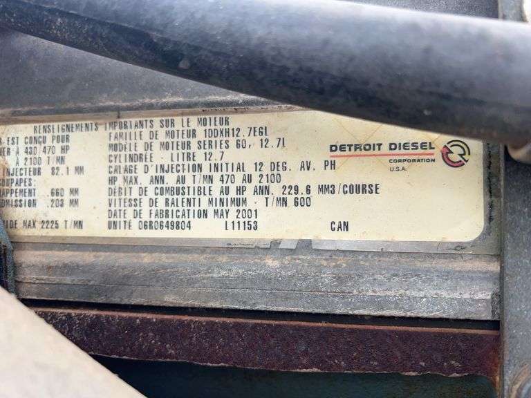 2002 Peterbilt Winch Truck 379 showing 6,294mi, hrs unkown- runs