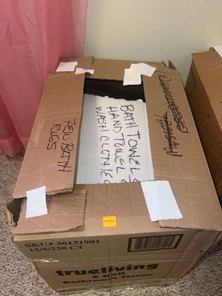 Box of Assorted Towels