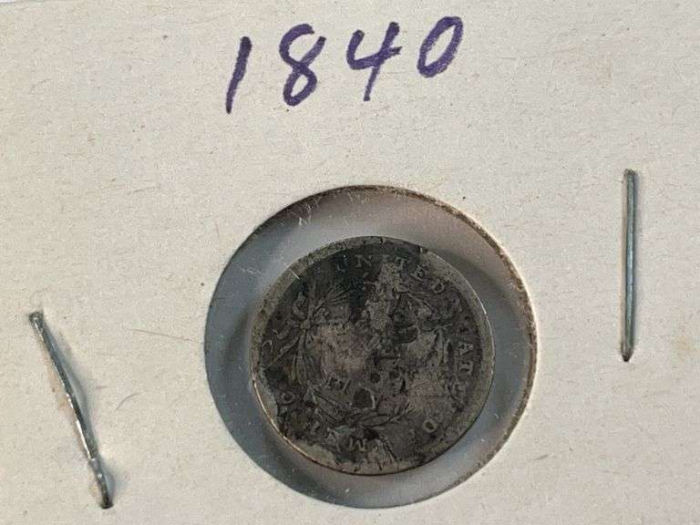 (14) Foreign Coins with Silver Content and 1840 American Coin