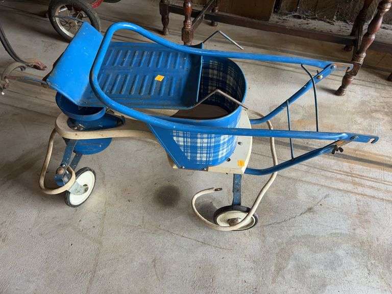 Vintage Oak Hill Kiddie Walker Cart