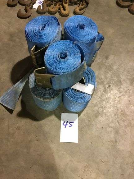 LOT OF 6-4" STRAPS