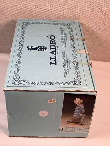 Lladro #7602 “Payasito Contemplativo” Clown Figurine w/ Original Box