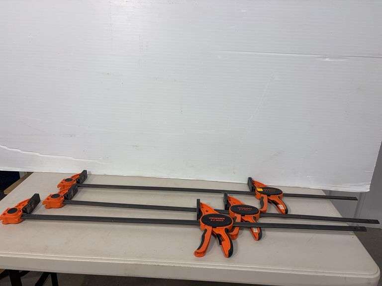 (3) Jorgensen E-Z Hold wood clamps
