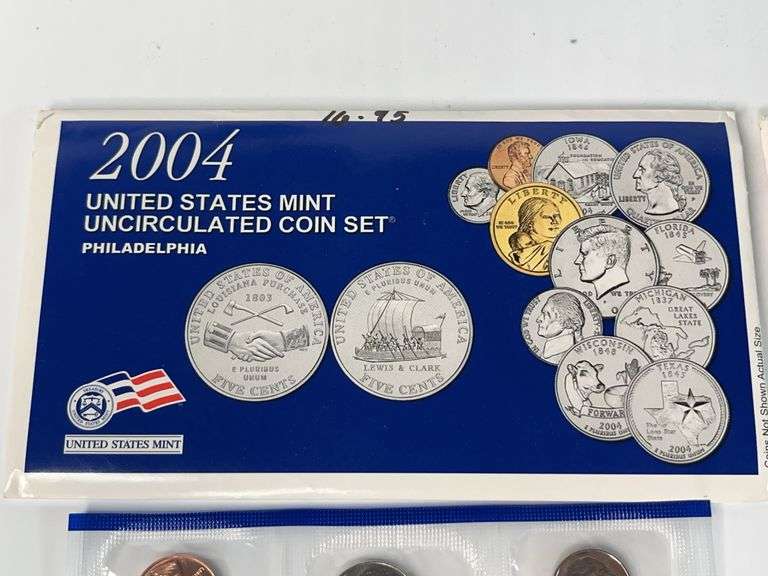 2004 Denver and Philadelphia Mint Uncirculated Sets