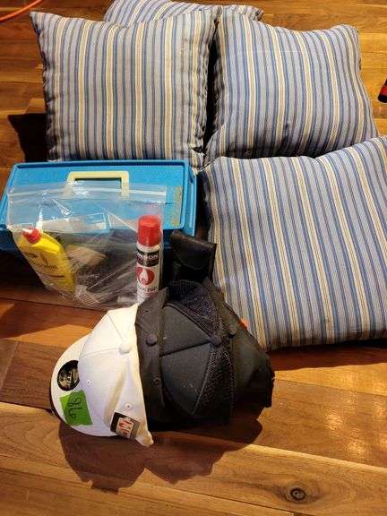 OUTDOOR PILLOWS, MENS’ BALL HATS, HARDWARE & more