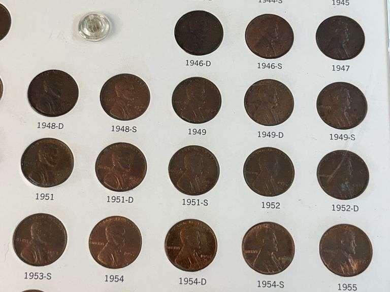 Lincoln Cents Set, 1934-1958