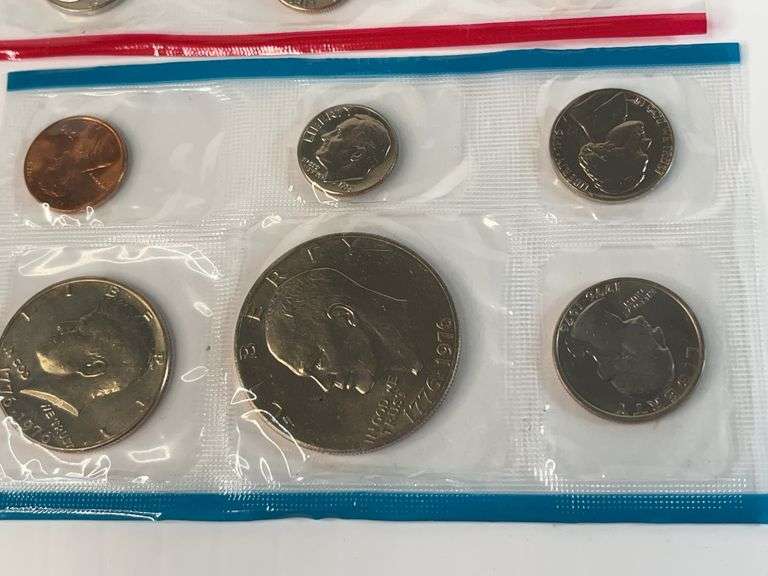 1975, 1976, 1977 Uncirculated Mint Sets