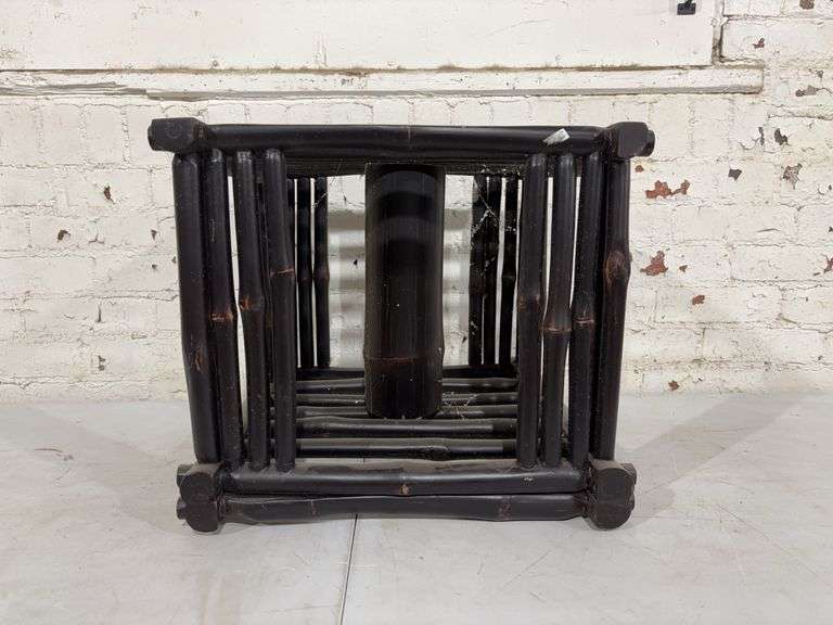 Bamboo counter stool