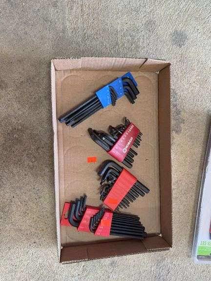 Flat of Allen Wrenches