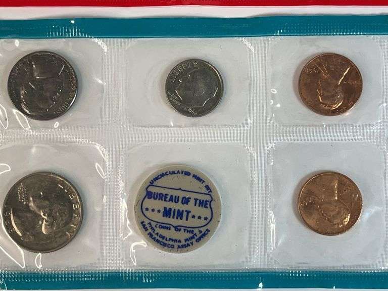 1968, 1969, 1970 Uncirculated Mint Sets