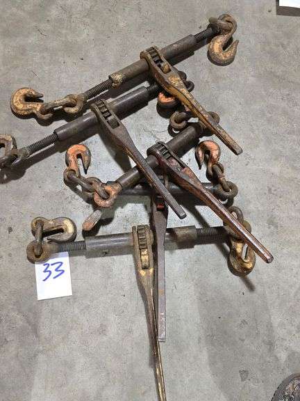 LOT OF 5-3/8" RACHET BINDERS