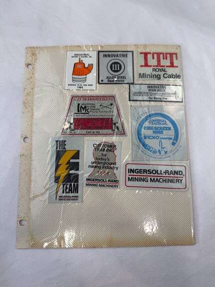 (16) Coal Miner Hardhat Stickers