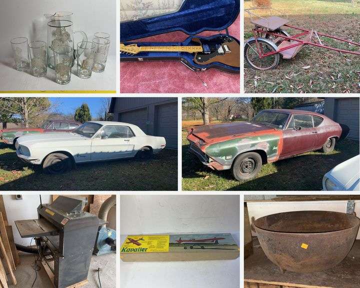 Barn Find Classics, Woodworking Tools, Lumber, Household (WV)