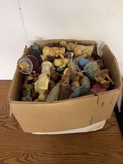 Box of misc. Avon Perfume Bottles