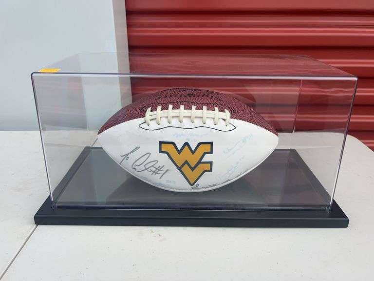 Autographed WVU Football