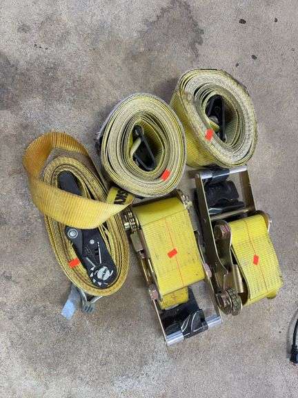 (2) Large Ratchets and Straps and one Smaller