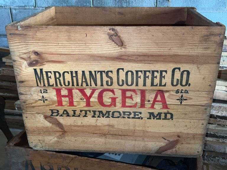 Vintage Merchants Coffee Co. Hygela Box