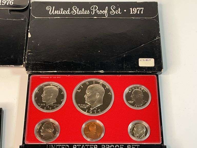 1976, 1977 US Proof Sets