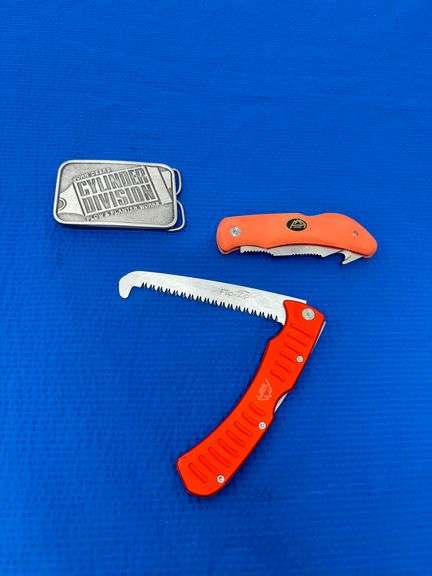 JD Belt Buckle , Knives